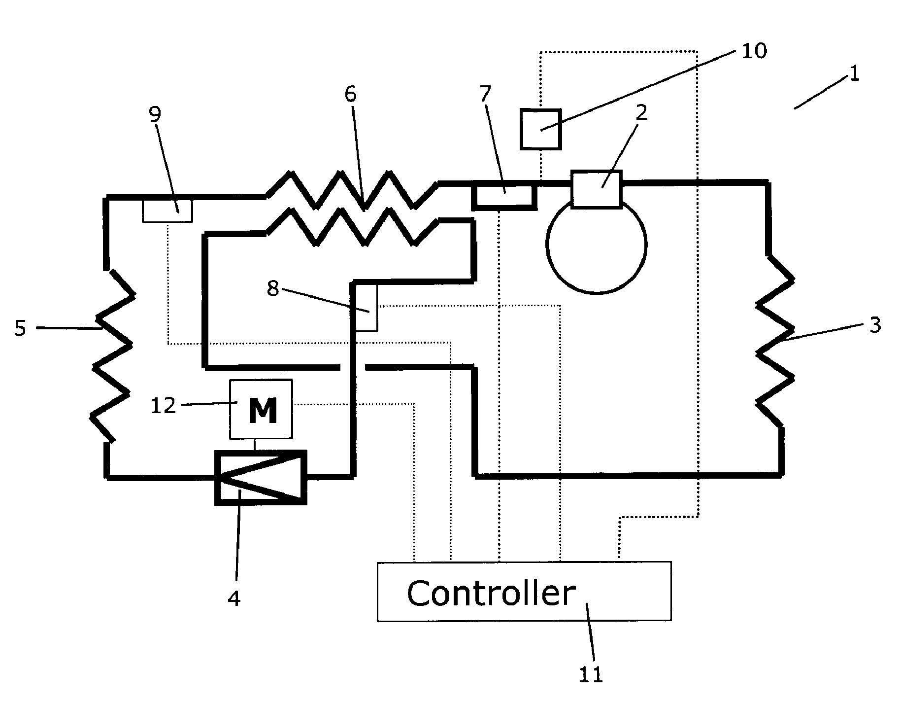 Method for operating a vapour compression system using a subcooling value