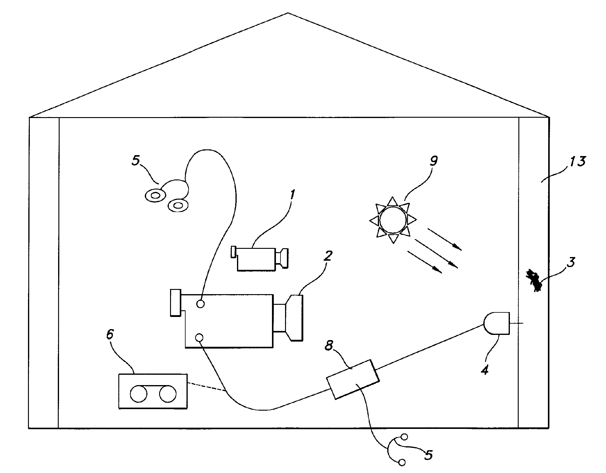 Method to detect termite infestation in a structure