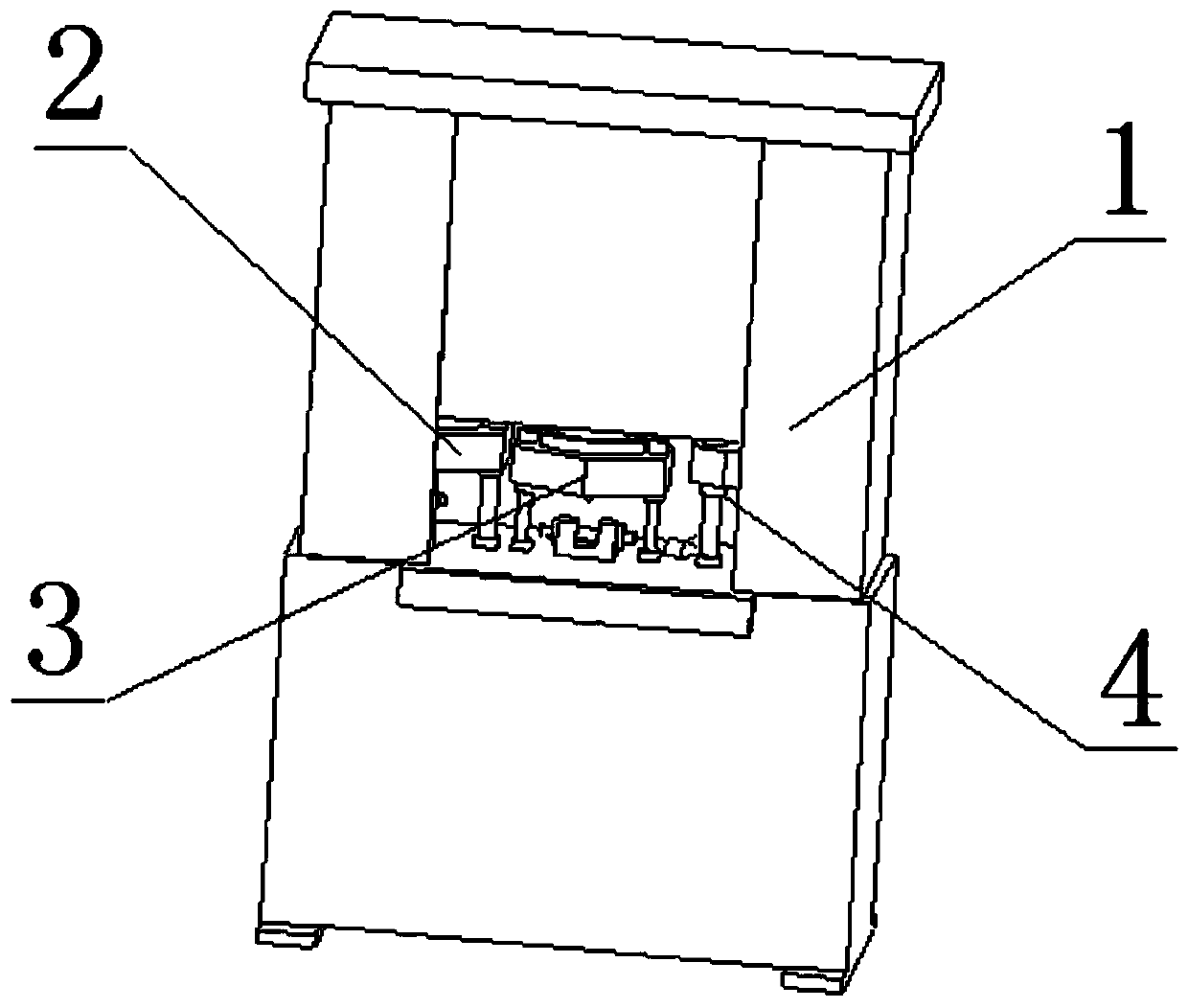 Upset forging shearing straightening testing machine