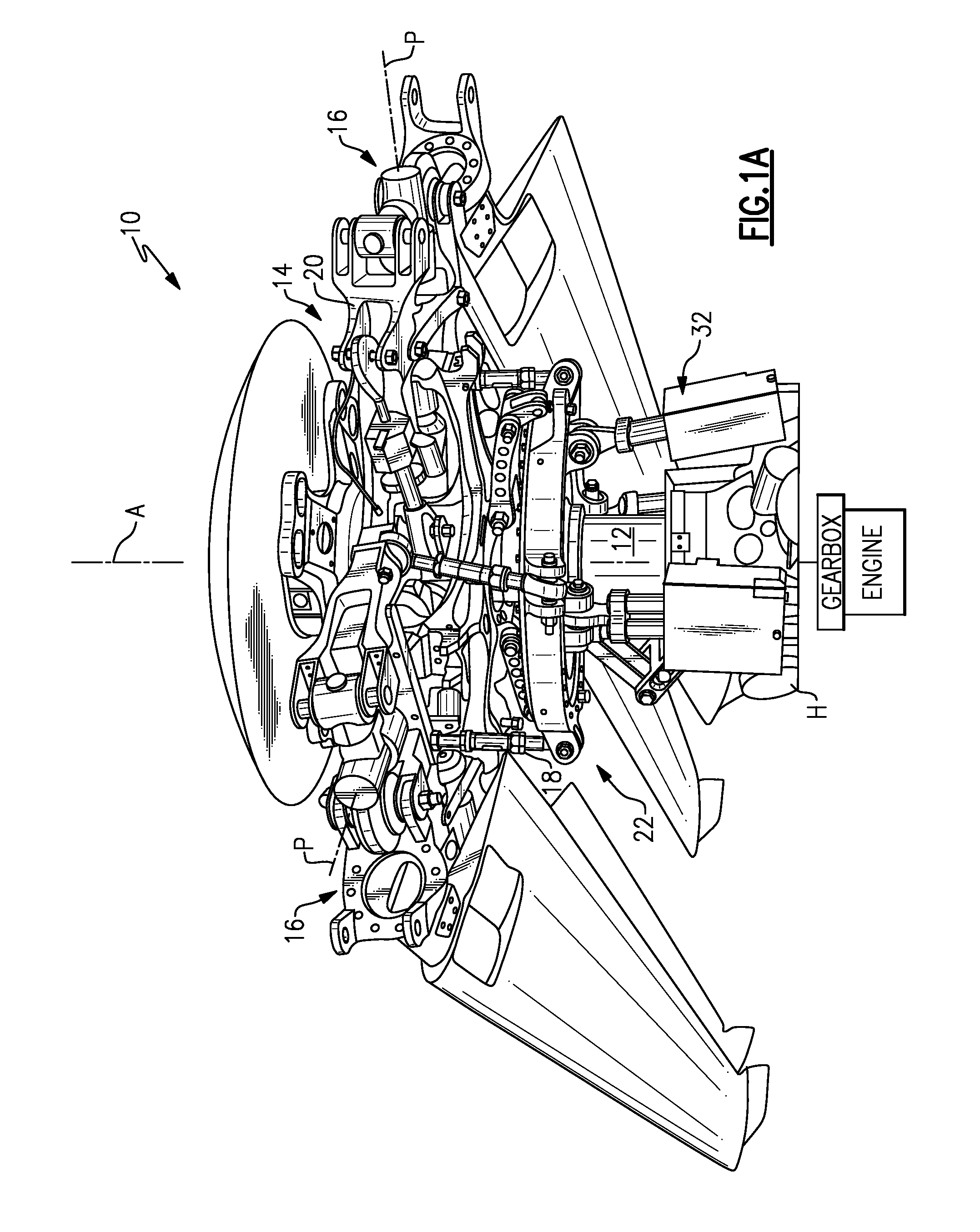 Compact load path swashplate assembly