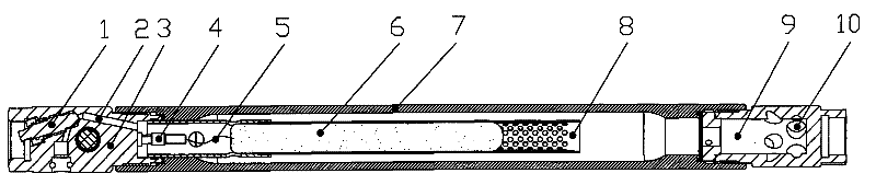 Coal seam pre-splitting method based on gas extraction