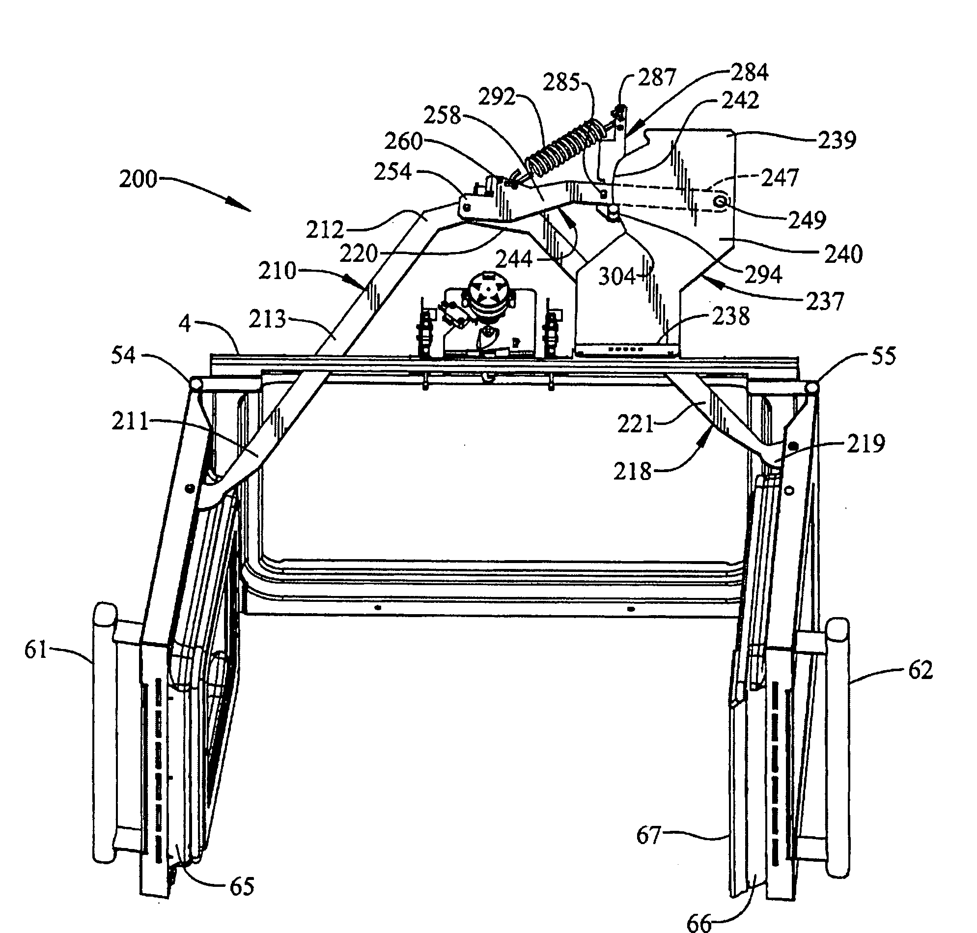 French door cooking appliance closure system