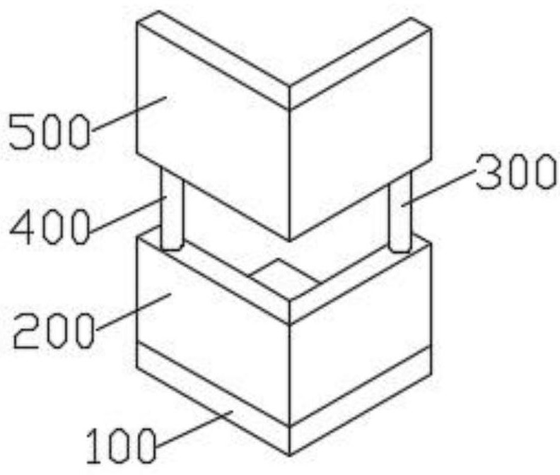 Fixing part for bottom of paper-plastic product and preparation method of fixing part