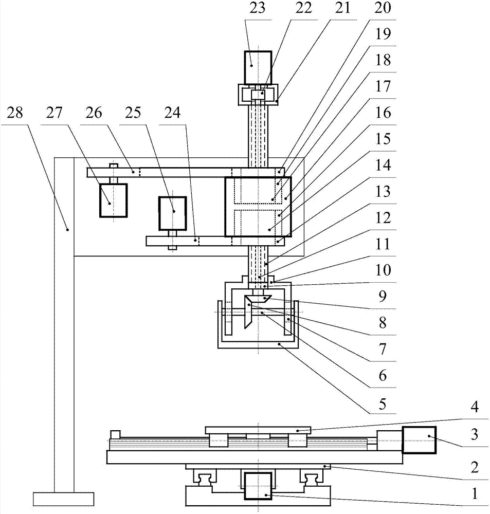 Five degree-of-freedom combined robot platform