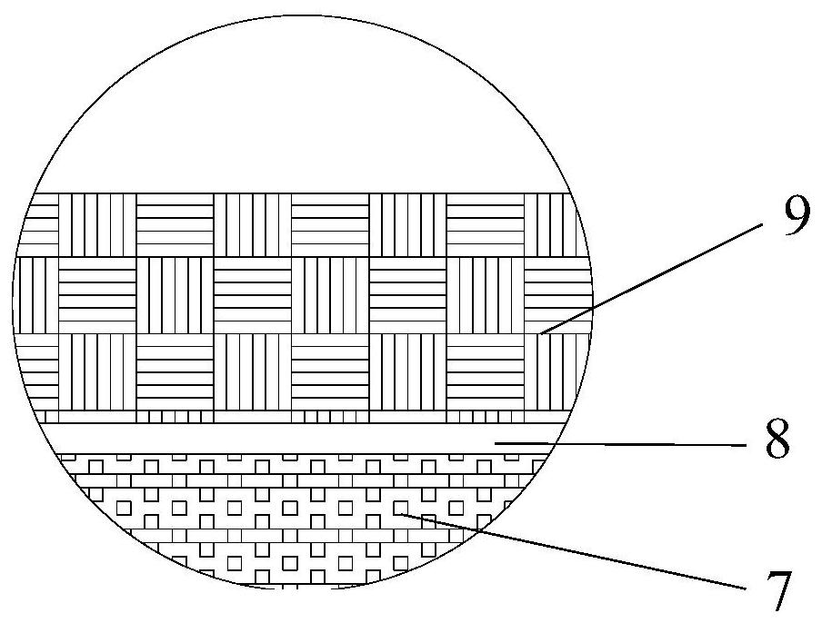 Deep soft soil roadbed composite structure and construction method