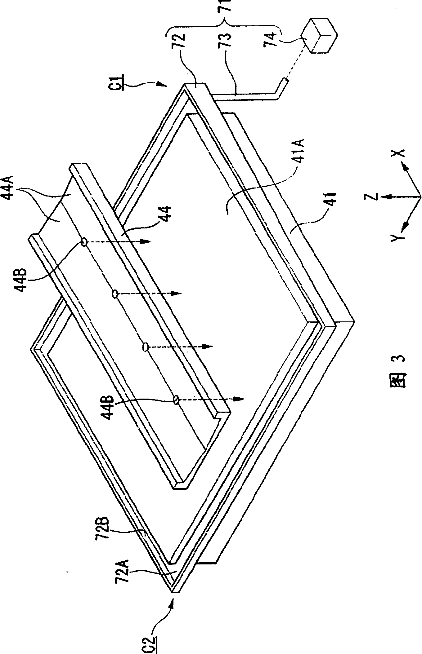 Supporting plate, stage device, exposure apparatus and exposure method