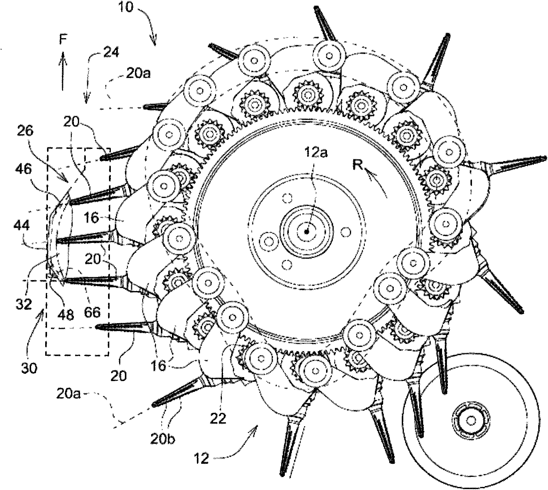 Scrapping plate for a cotton picker