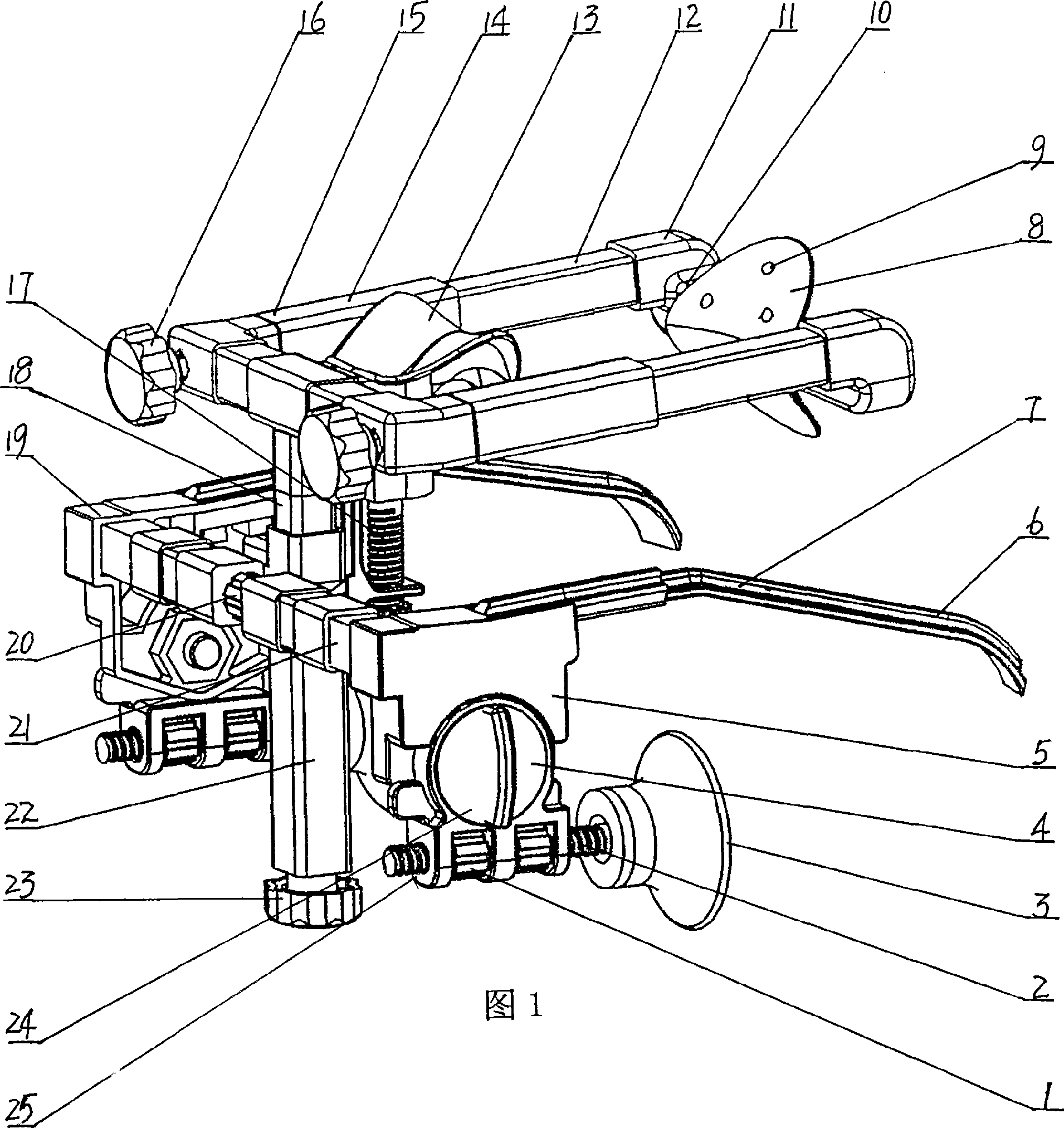 Adjustable cervical spine tractor