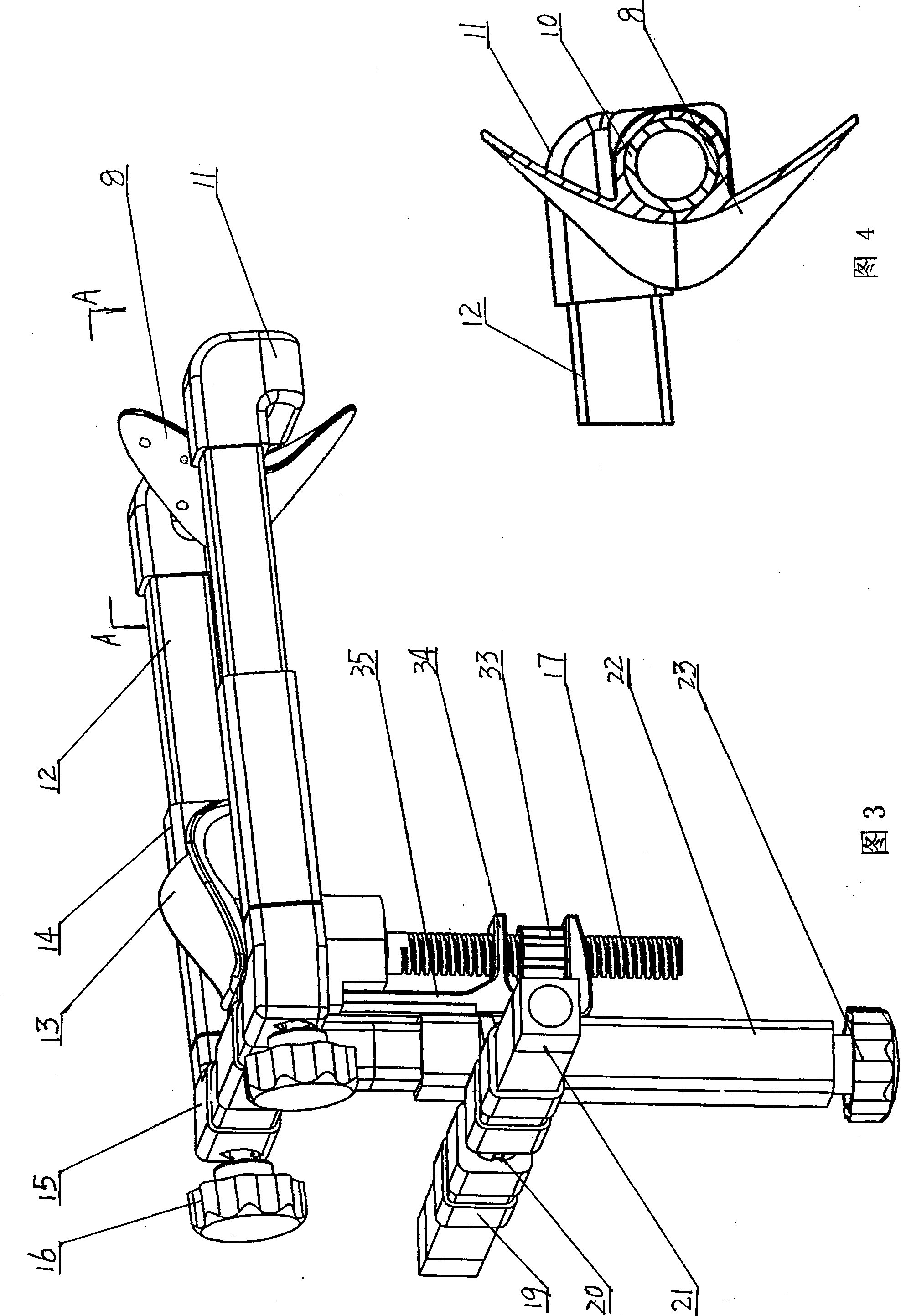 Adjustable cervical spine tractor