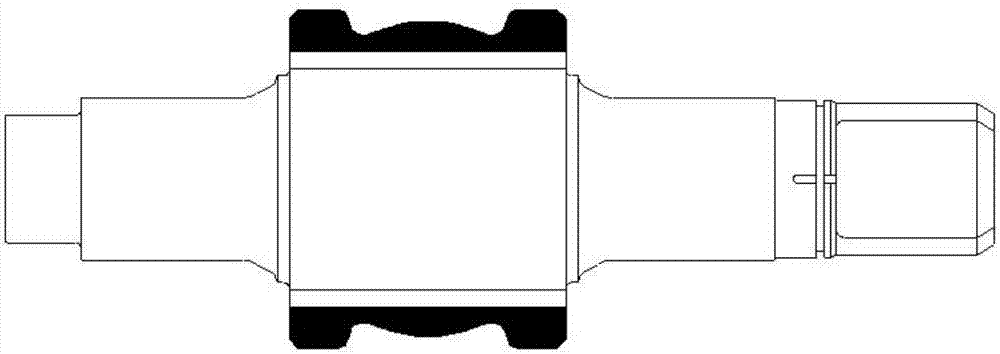 Wear-resistant type strong-widening roller for strip steel