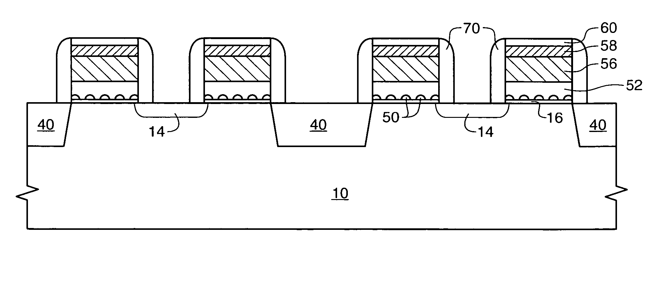 Method for forming a nanocrystal floating gate for a flash memory device