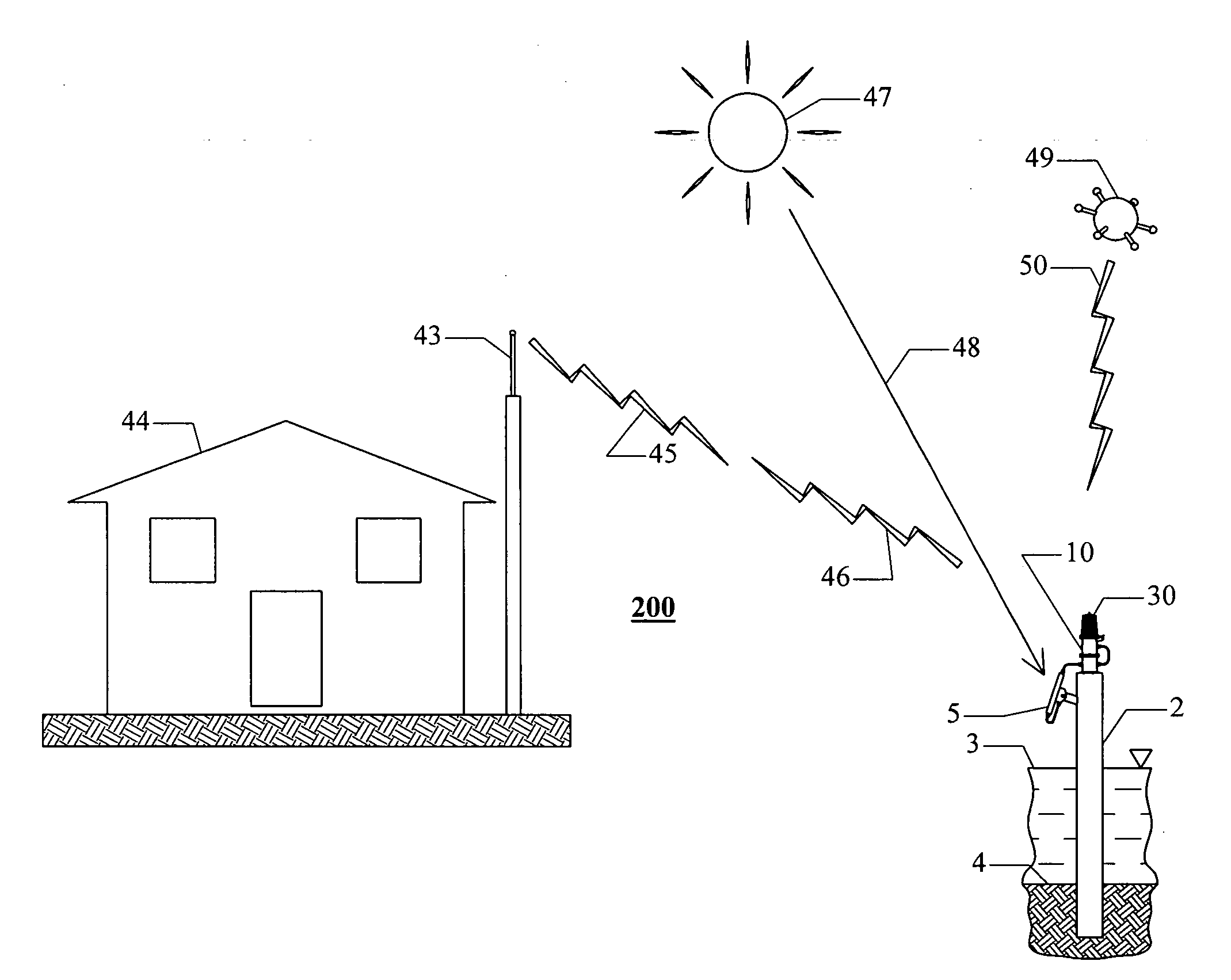 Marine lantern controlled by GPS signals