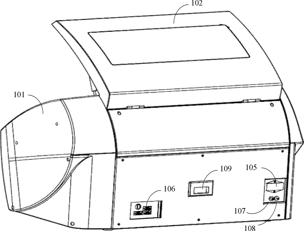 Swing system of protein blotting analyzer