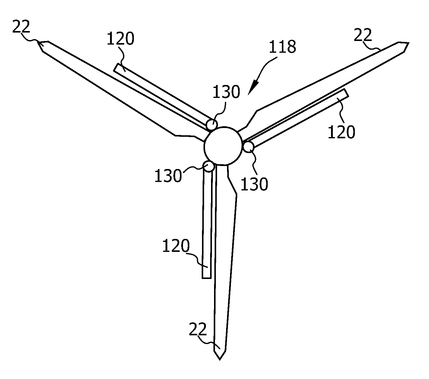 Wind turbine, aerodynamic assembly for use in a wind turbine, and method for assembling thereof