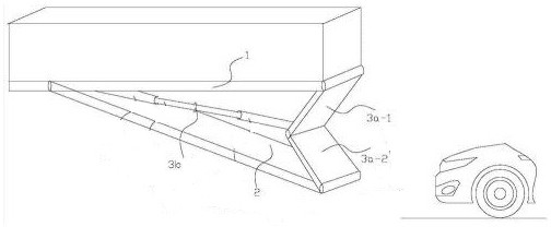 Anti-collision device for truck rear