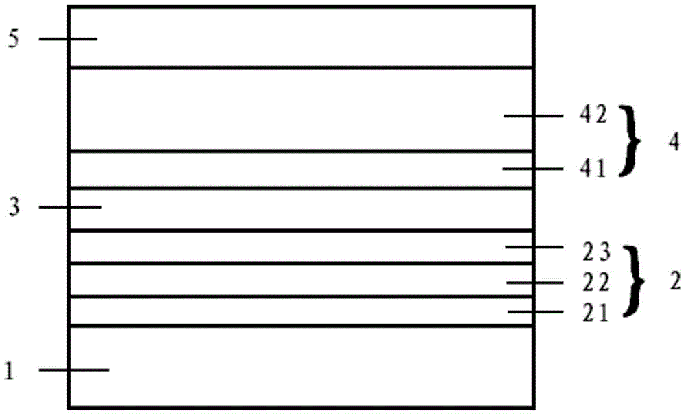 Laminated electrode on a light-emitting device