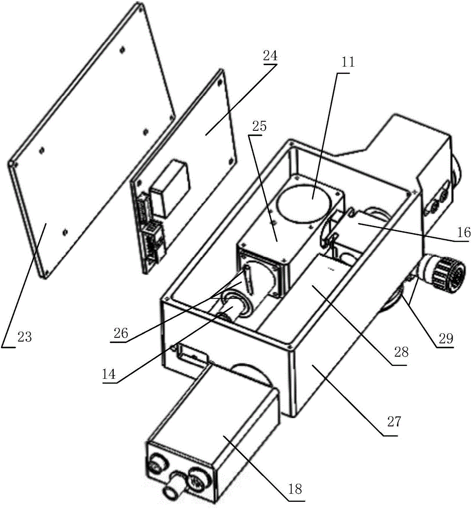 Automatic focusing microscope based on eccentric beam method and focusing method thereof