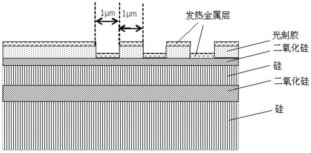 A silicon material heat source structure and its manufacturing method