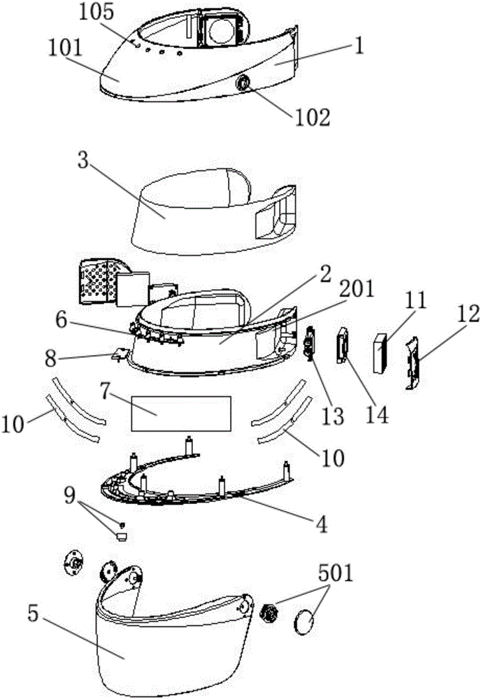 Haze-proof cap