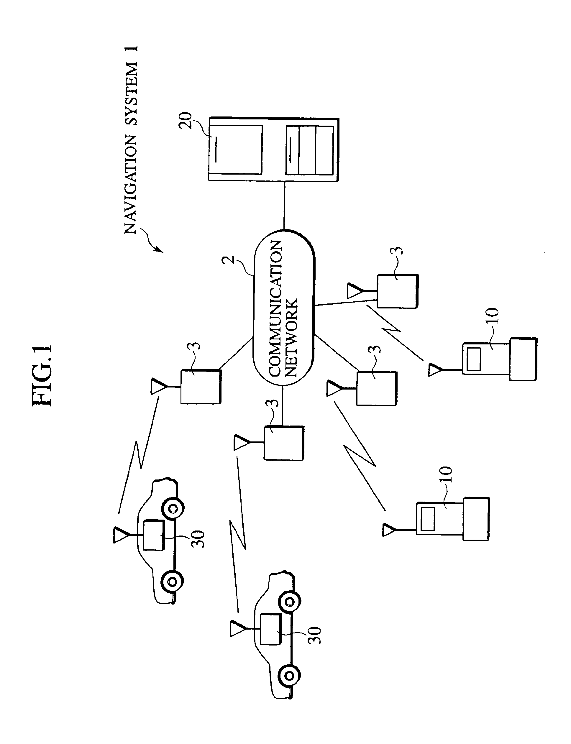 Navigation system, data server, traveling route establishing method and information providing method