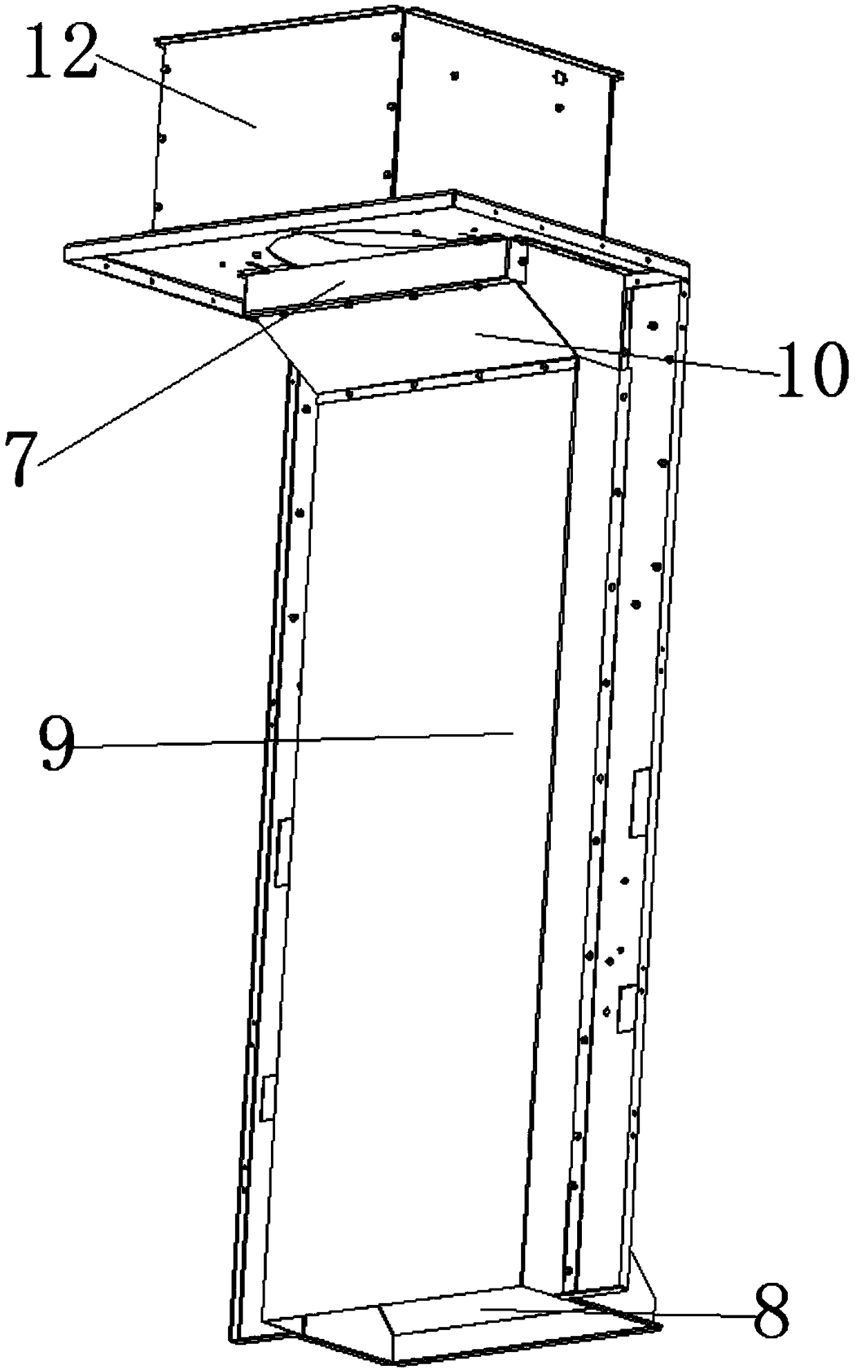 Converter cooling device