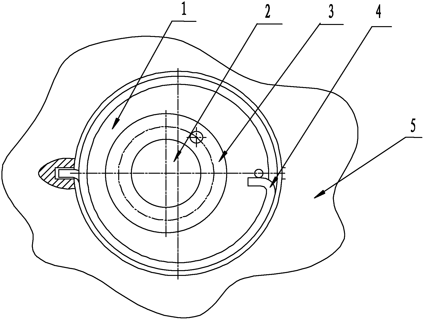 Speed changing box capable of automatically adjusting gear meshing clearance