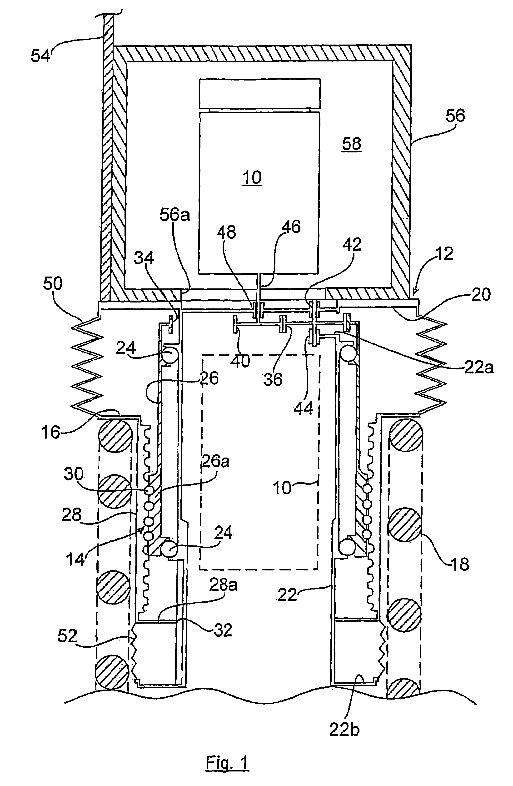 Height adjustment device for motor vehicles