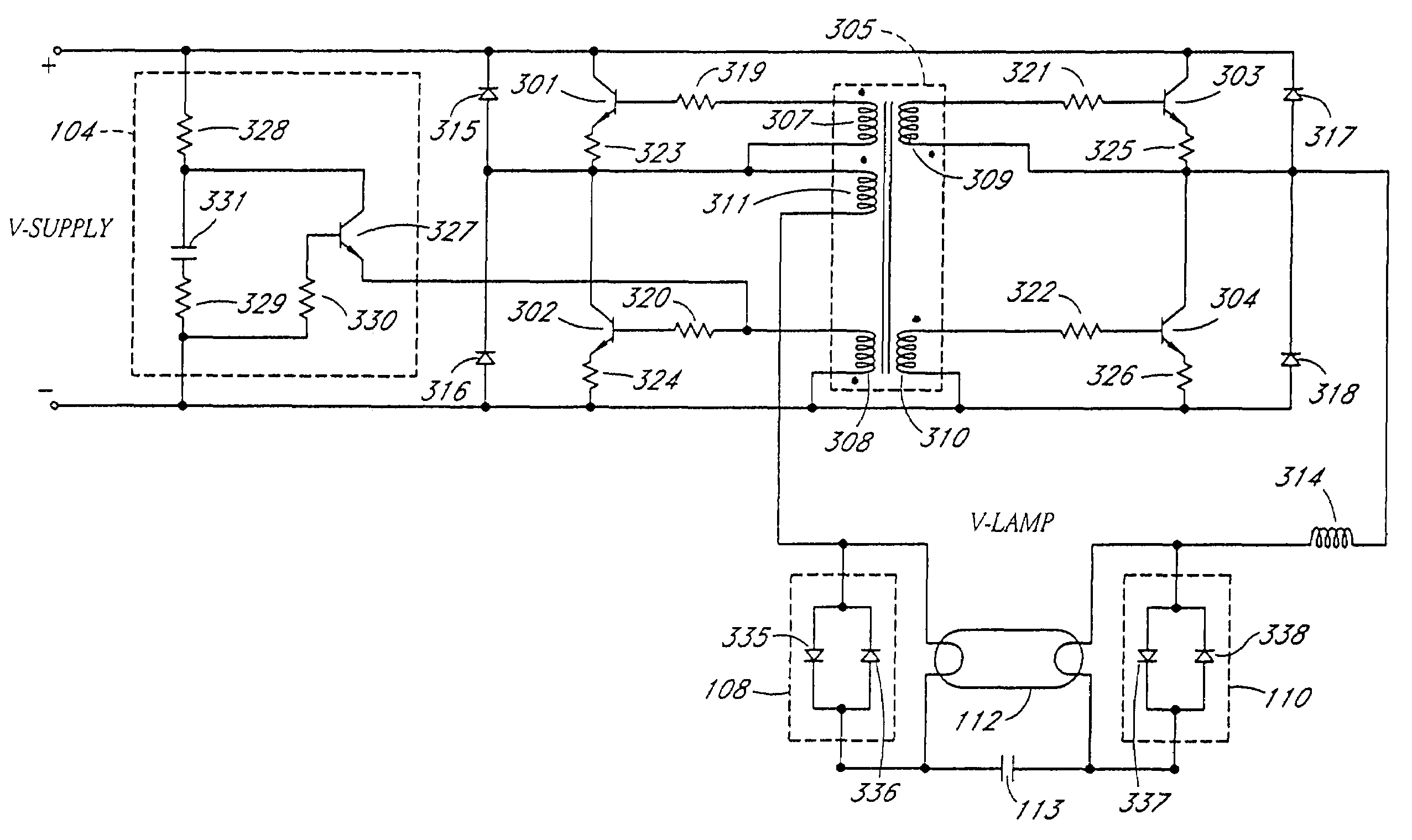 Method and apparatus for lighting a discharge lamp