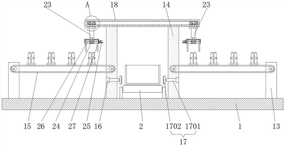 Lithium battery machining assembling machine with clamping device