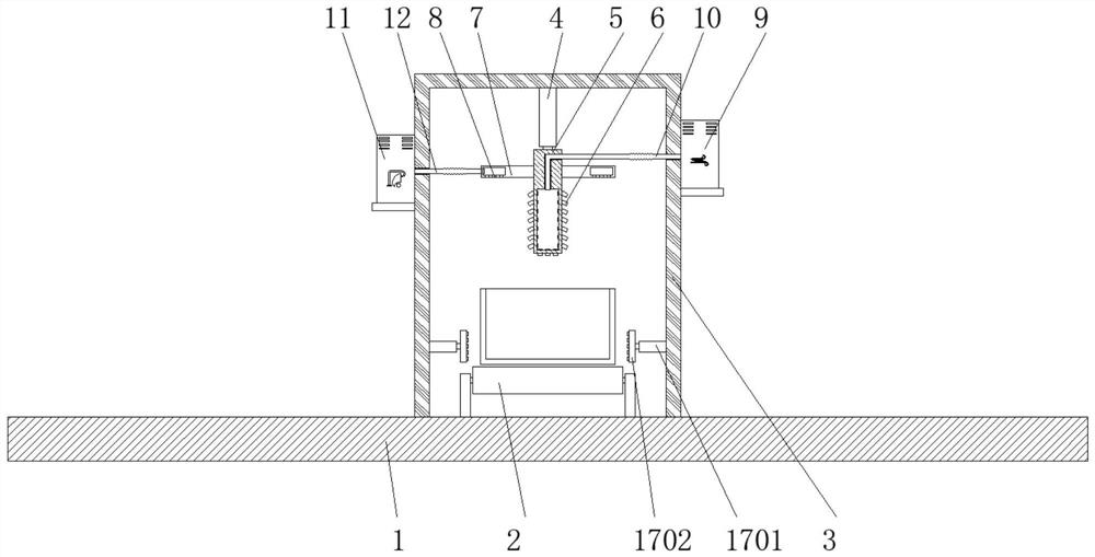 Lithium battery machining assembling machine with clamping device