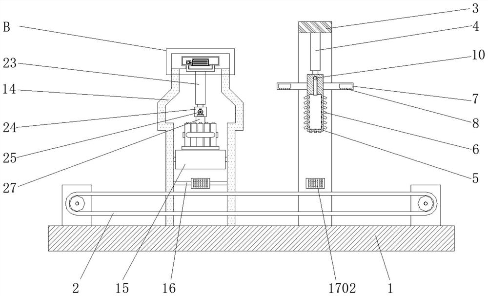 Lithium battery machining assembling machine with clamping device