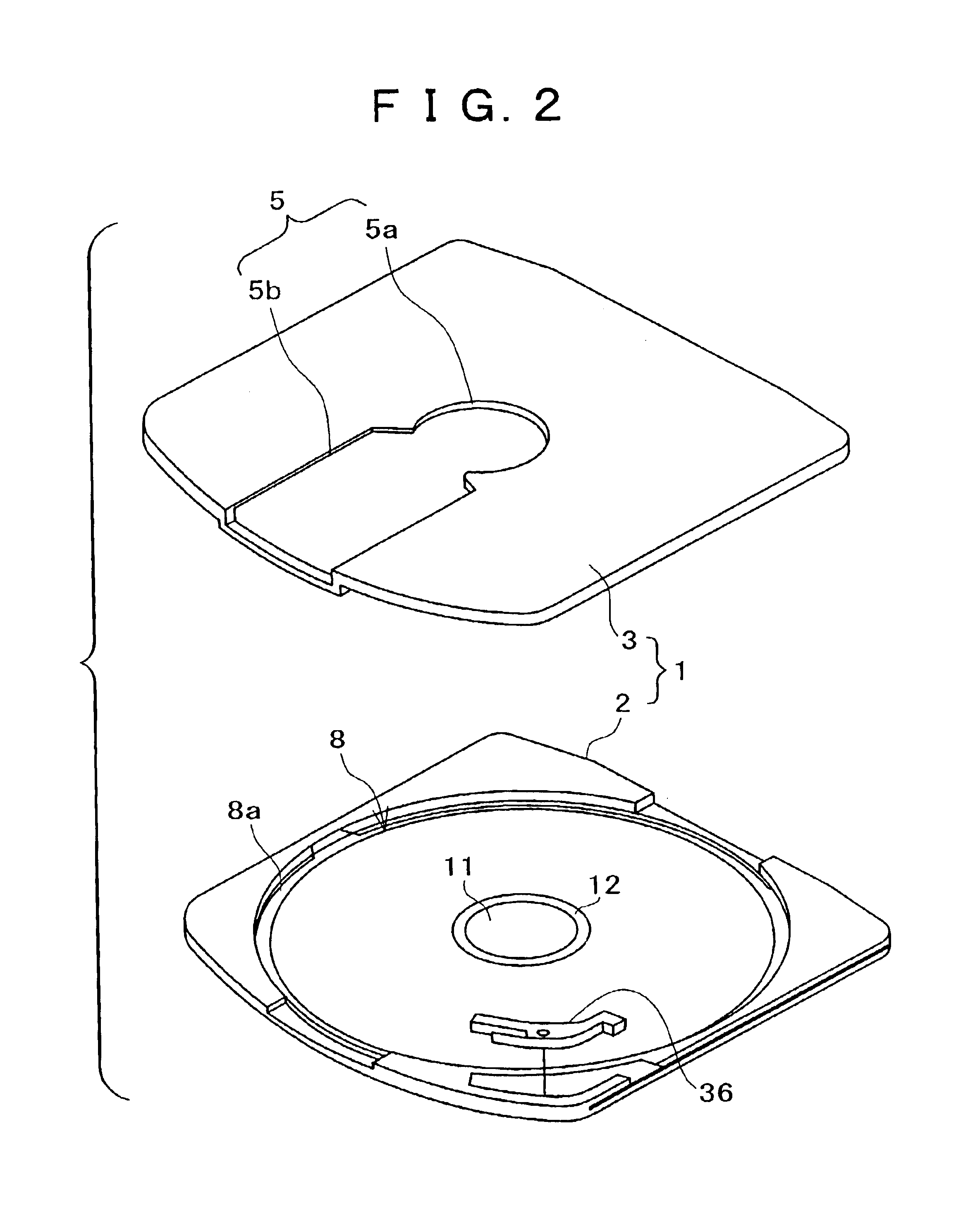 Disc cartridge with shutter overlapping gap having labyrinth shaped portion spaced to have a recessed dust deposition portion