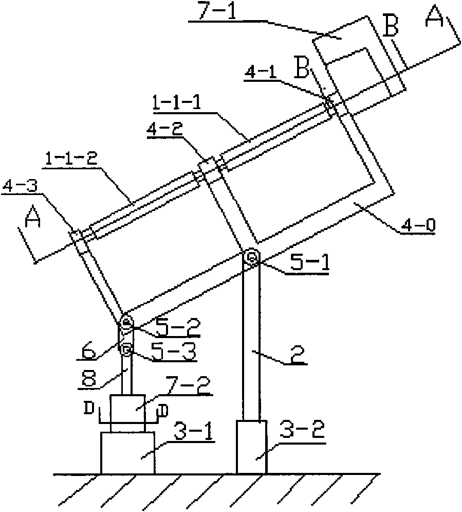 Straight rack driving group synchronous tracking sunlight automatically tracking device based on trajectory of the earth and the sun