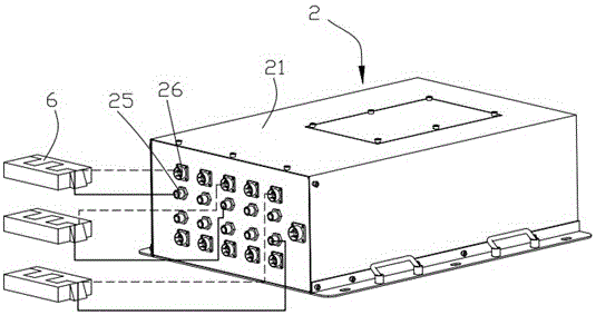 Fire alarm and protection device for passenger car lithium battery boxes and working method thereof