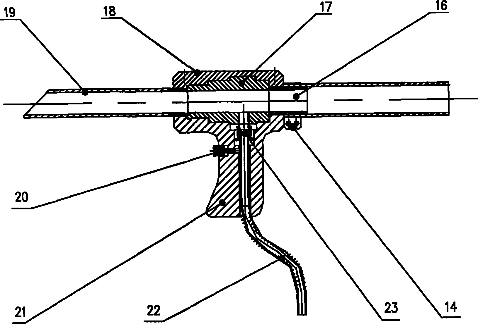 Automatic quantitative down-filling machine