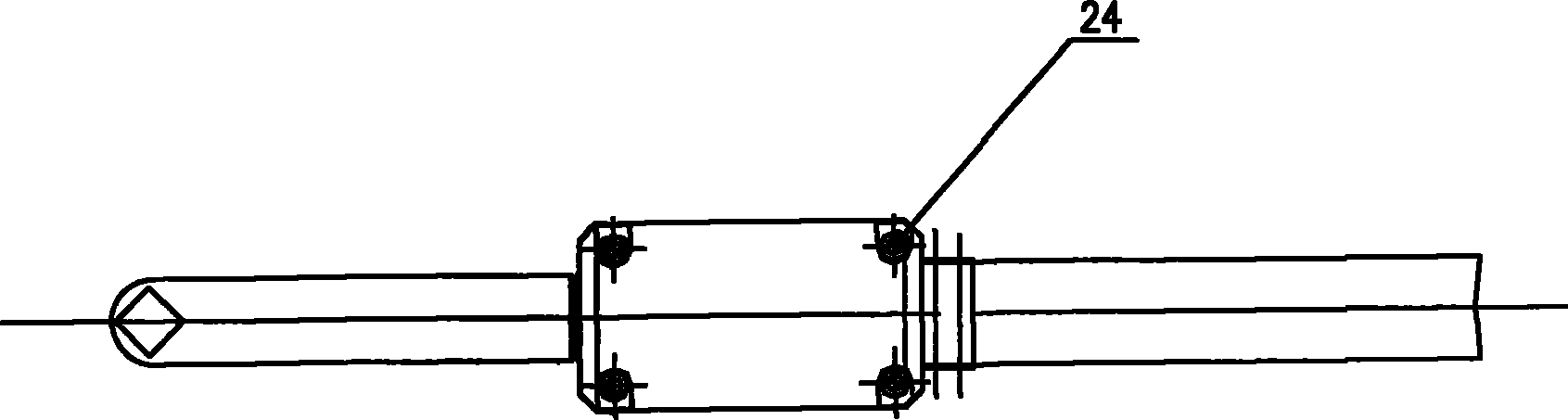 Automatic quantitative down-filling machine