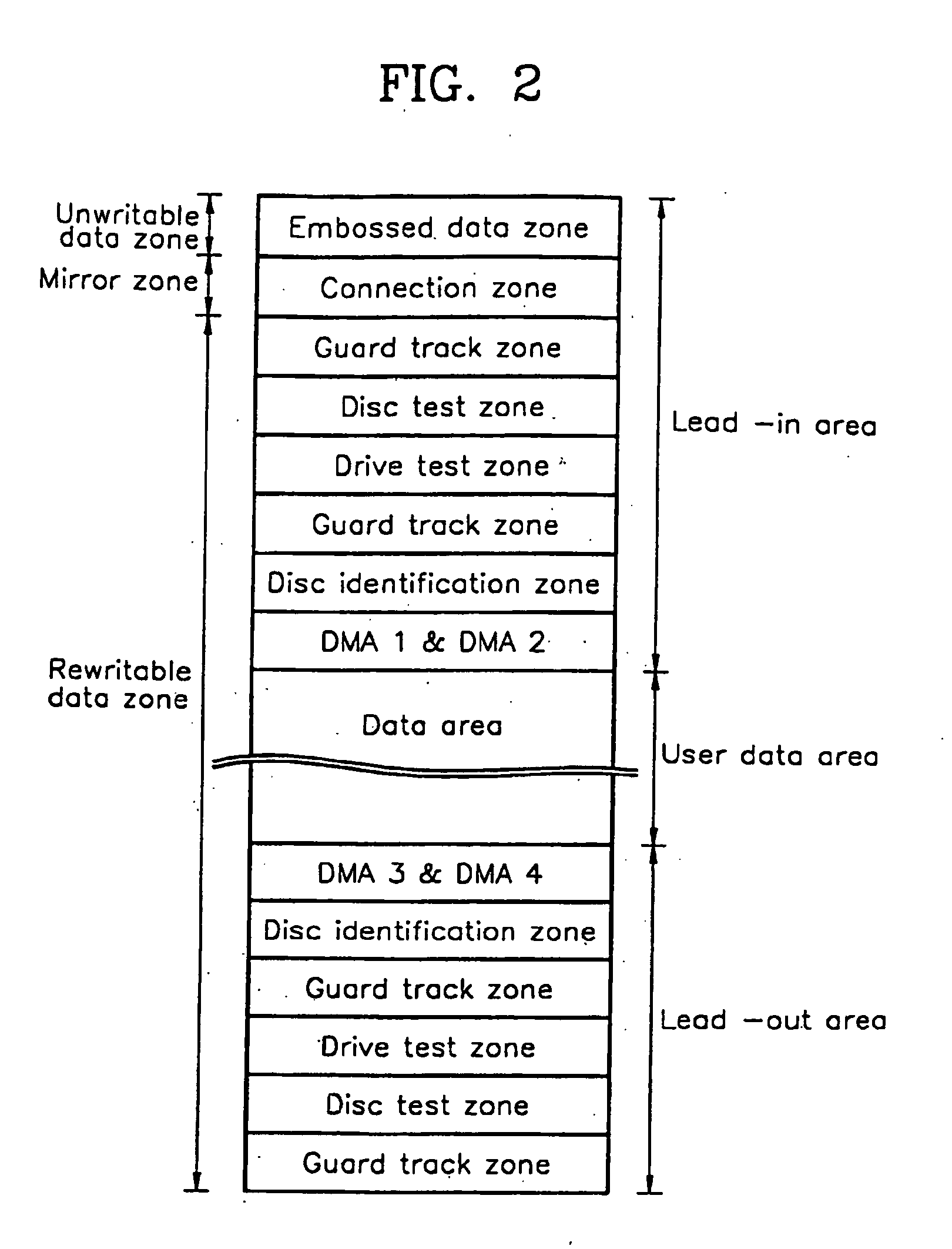 Recording medium for storing write protection information and write protection method thereof