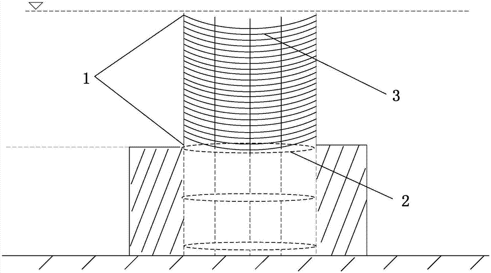 Foundation pile top quick reinforcement method