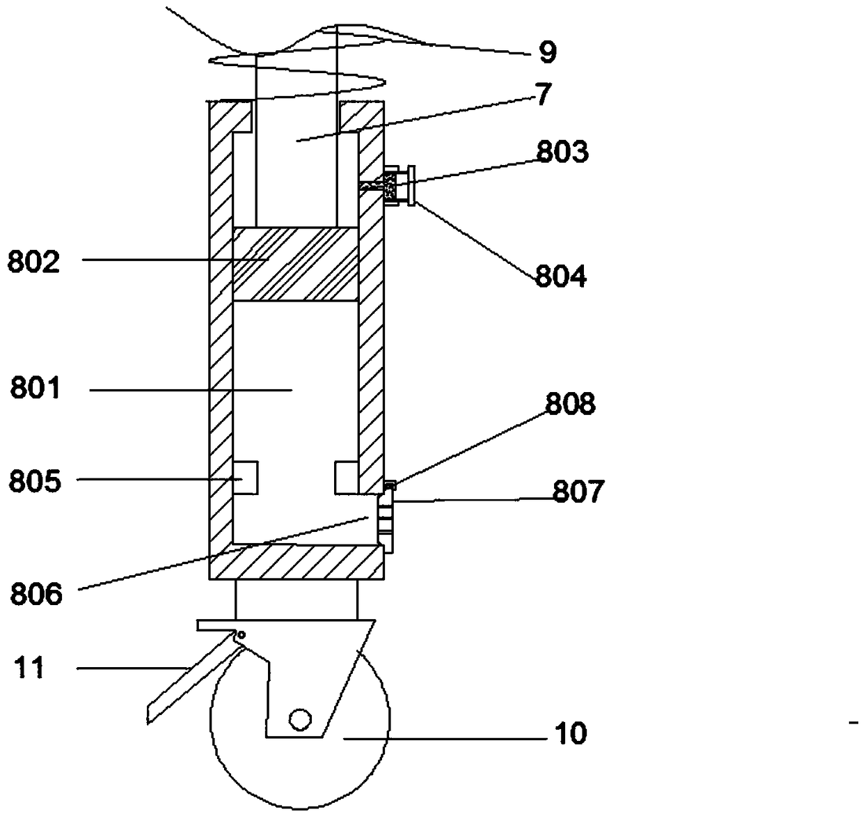 Safety transport device used for electronic product sale