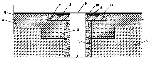 Novel municipal inspection well structure and construction method