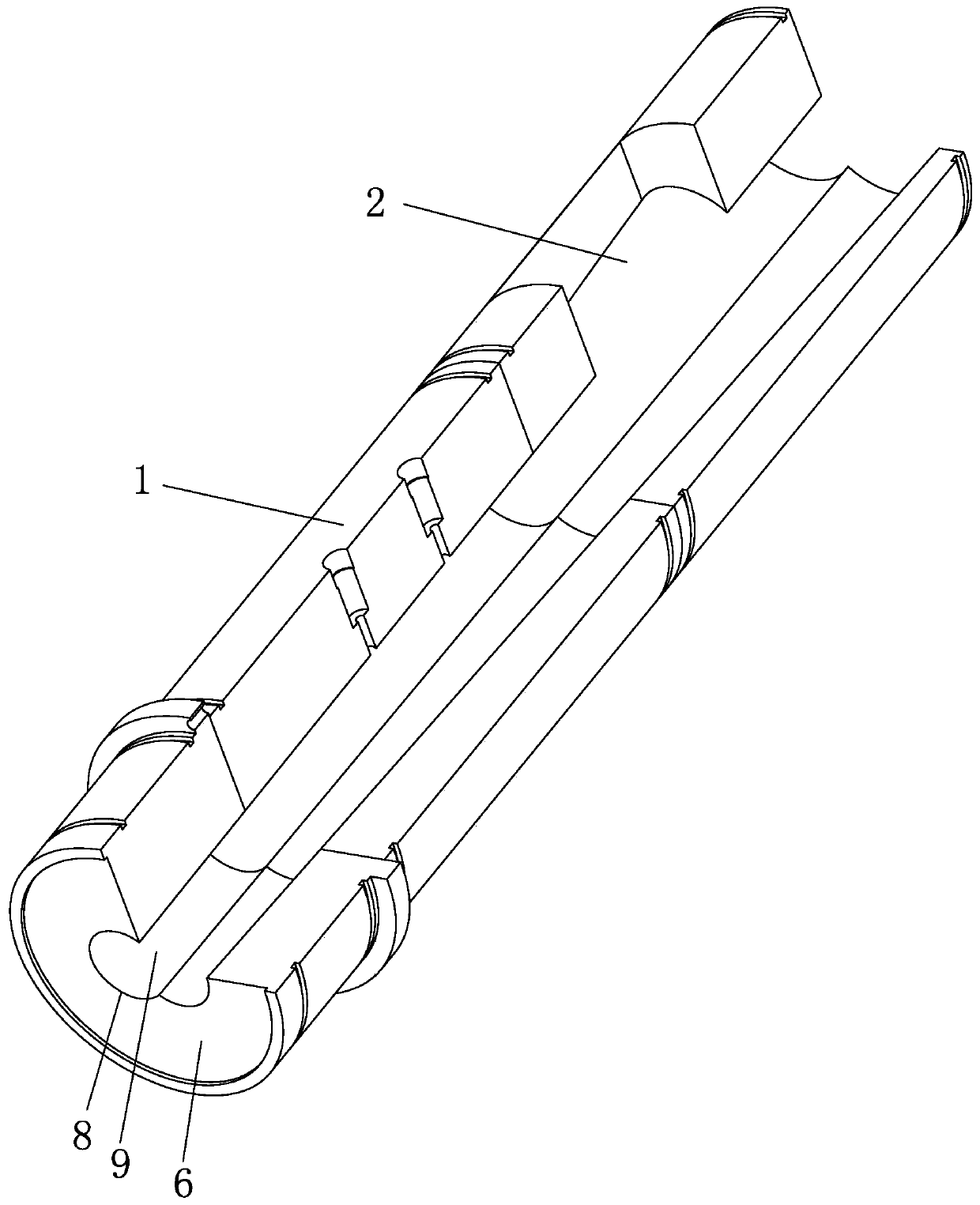 Double-shaft bulking machine and working method thereof