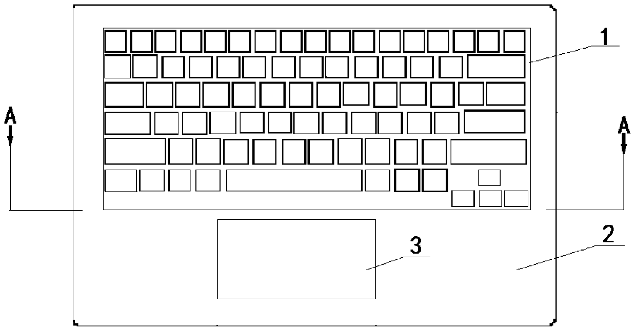 Composite protective film for notebook computer and preparation method of composite protective film