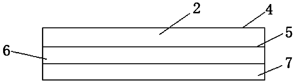 Composite protective film for notebook computer and preparation method of composite protective film