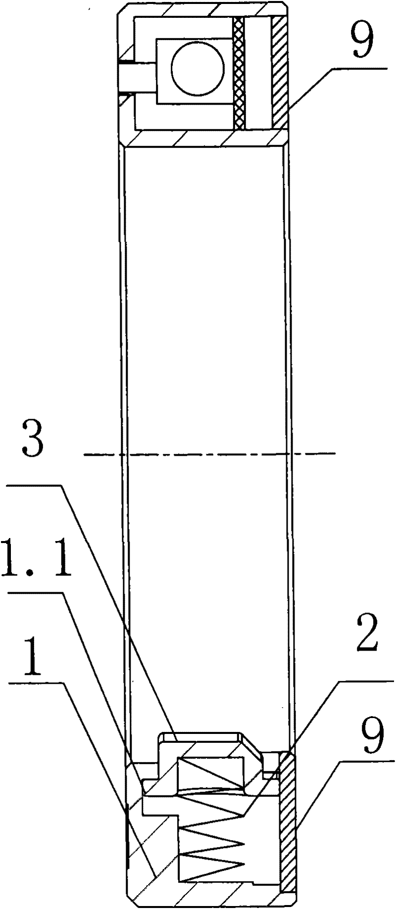 Intelligent wireless temperature-detecting device for breaker contact