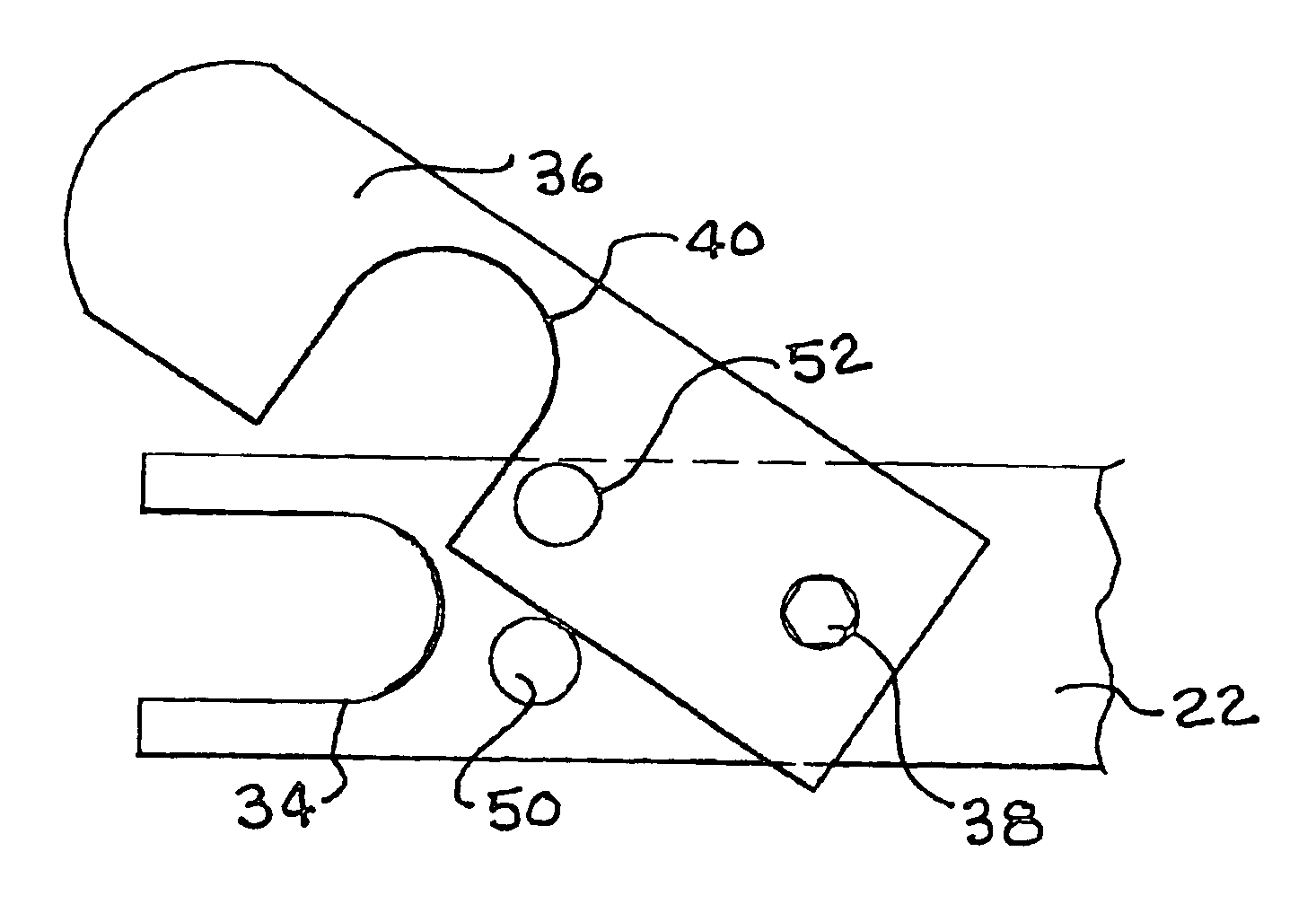 Wind guard latch retainer