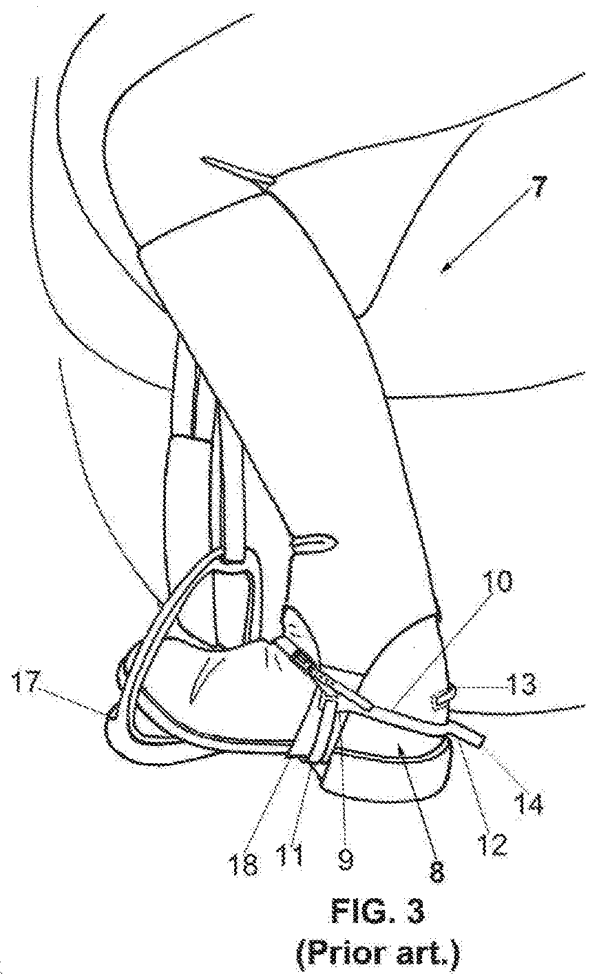 Equestrian legwear with adjustable spur holder