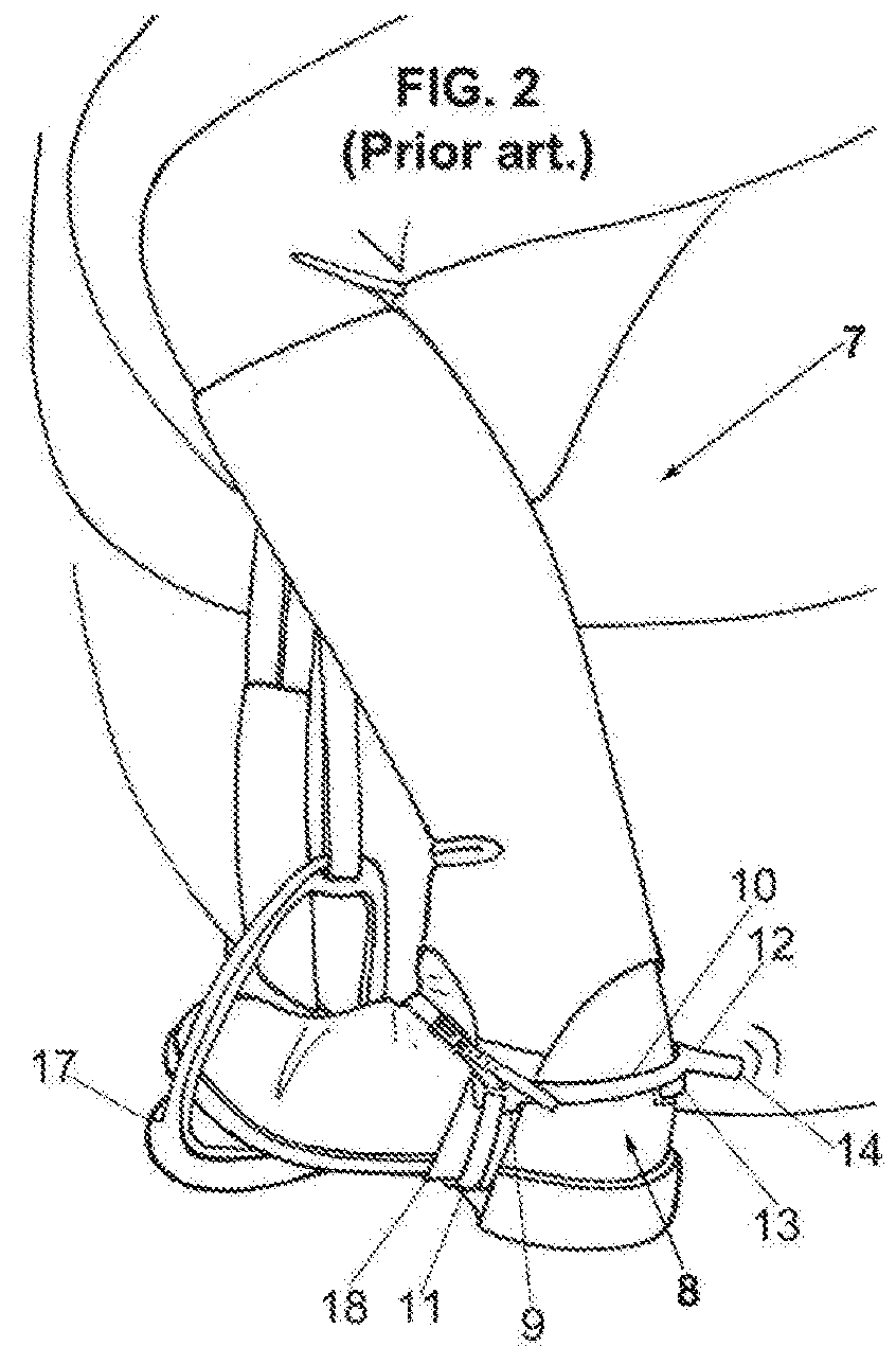 Equestrian legwear with adjustable spur holder