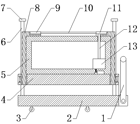 Agricultural liquor spray device for fruit trees