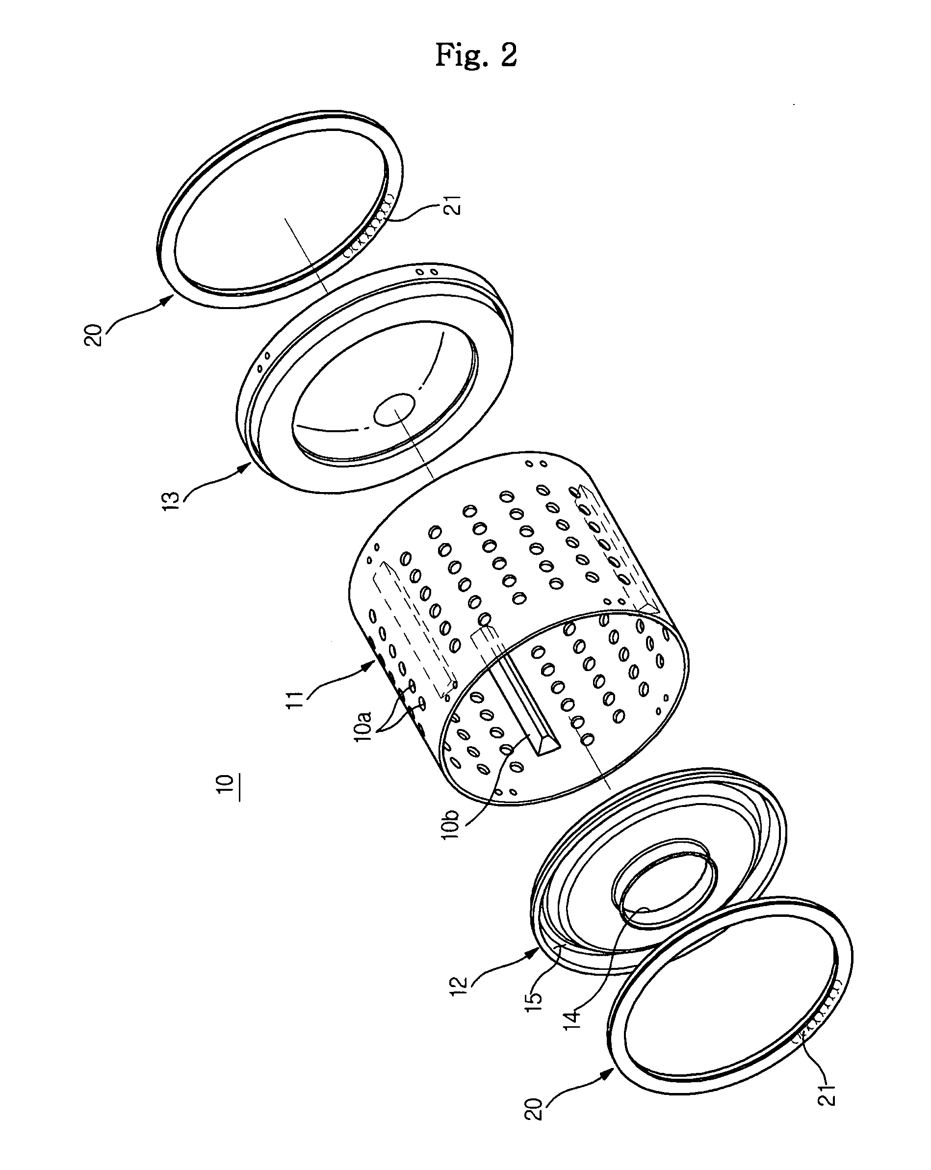 Washing machine having ball balancers