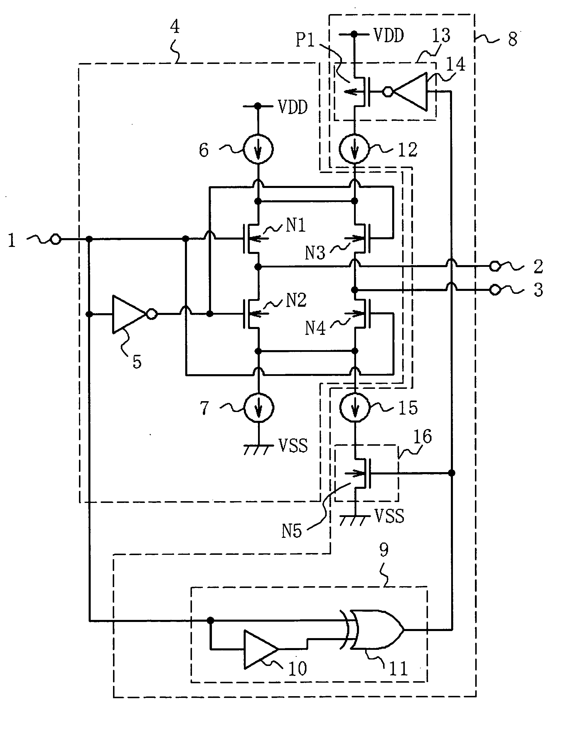 Transmitter circuit, transmission circuit and driver unit